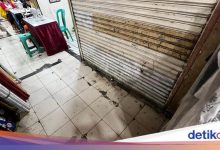 Tracking the course of the old Kebayoran market of the thin boy allegedly tortured