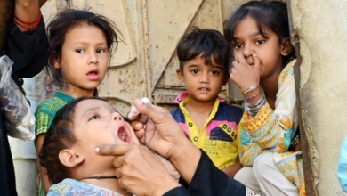 Polio -virus in sewer samples from seven districts of Pakistan