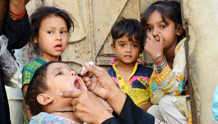 Polio -virus in sewer samples from seven districts of Pakistan
