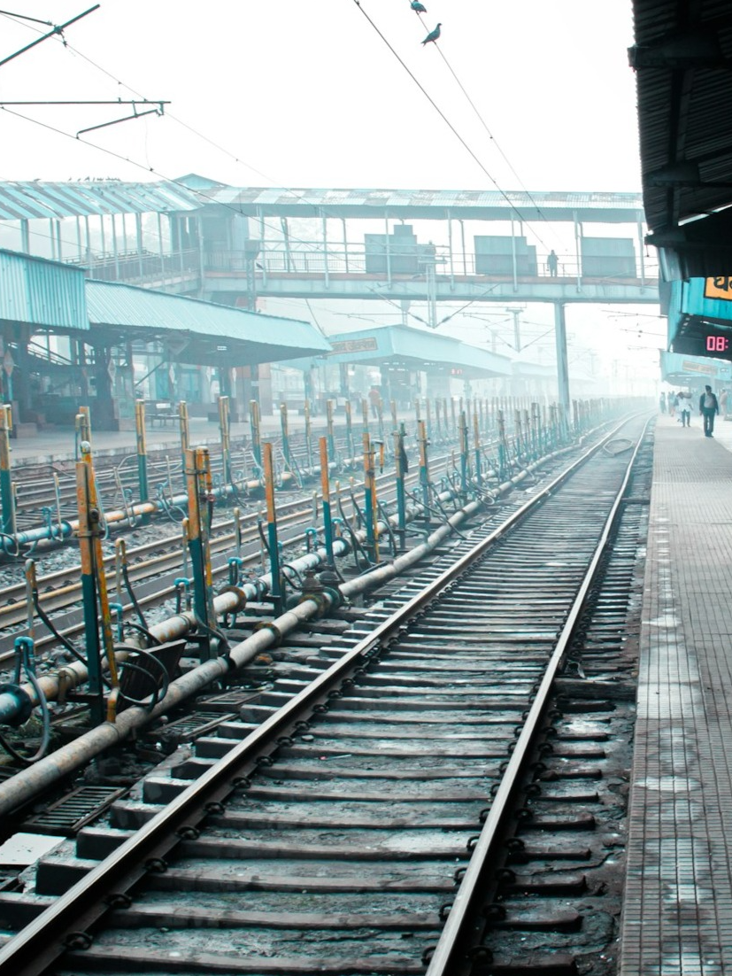 Which train station in India is the youngest?