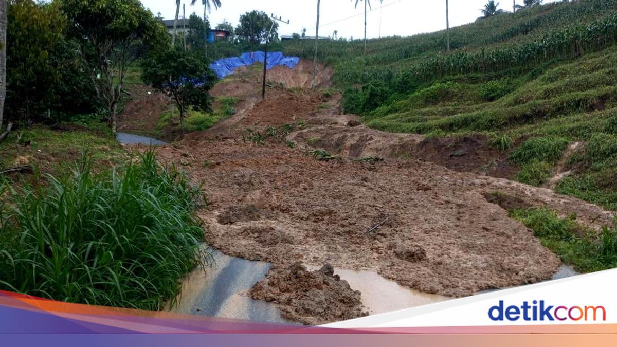 100 meter landslide closes Tulungagung-Trengalek main route via Pagerwojo