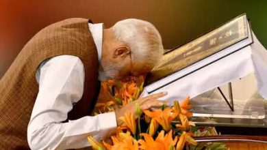 The interesting incident involves Prime Minister Modi, showing his commitment to the Constitution.