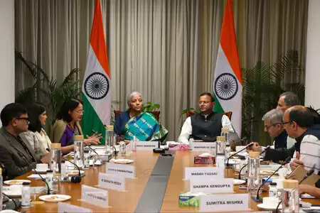 Finance Minister Nirmala Sitharaman held a pre-budget meeting with representatives of education, health and women empowerment sectors.