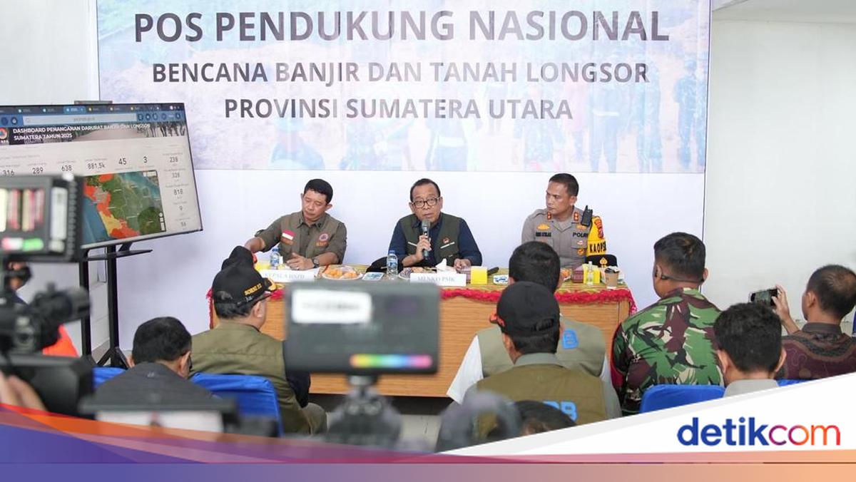 The government is preparing temporary shelter for disaster victims in Sumatra