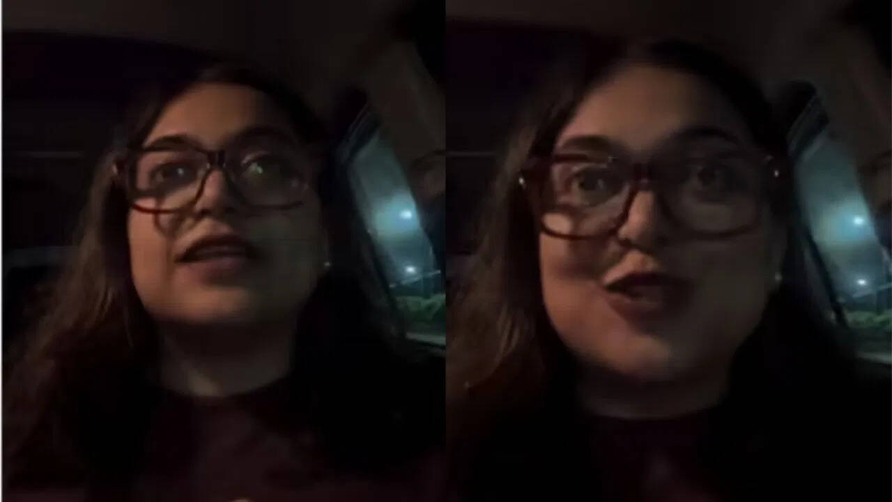 Abandoned roads, stray animals… Girl told women how to drive at night will stay safe Viral Video