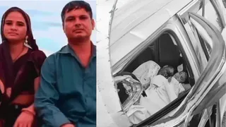 CCTV footage revealed: Dumper hit couple’s car, couple lived in agony for 6 hours hoping for help – CCTV footage revealed dumper hit couple’s car 6 hours of agony