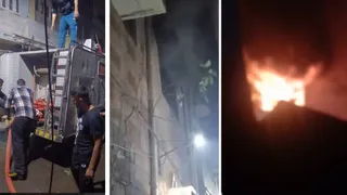 A massive fire broke out in a house in Amritsar, the family remained asleep; Children saved with difficulty – amritsar fire in ghar children saved