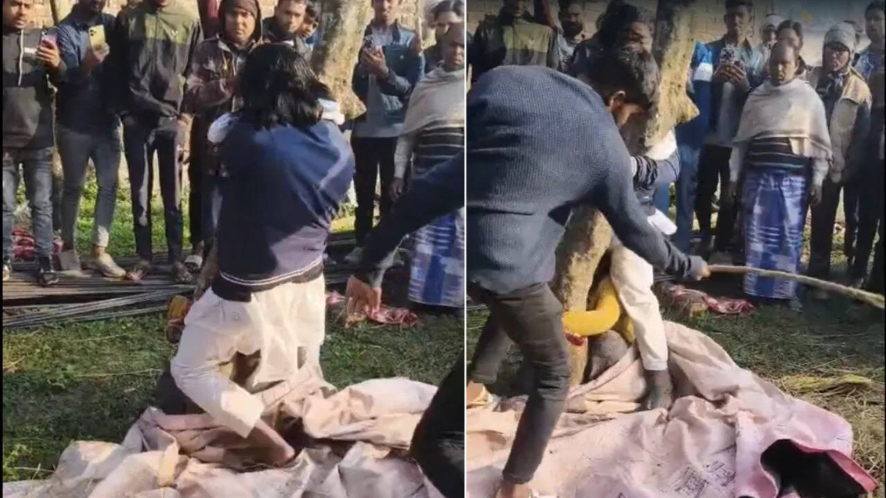 Young man caught with his girlfriend in Supaul, people first beat him up and then made a bid in the Panchayat… Bag pressed for two lakhs