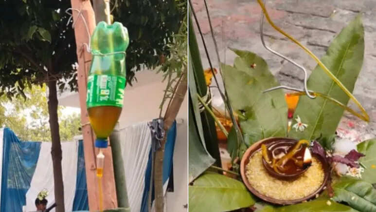 Such a jugaad was done in glucose drip style, the lamp will not go out through life, people were shocked after watching the video