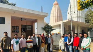 Construction of road to Bhumiya temple in Gurgaon begins, devotees will get relief – new road to Bhumiya temple in Gurgaon soon