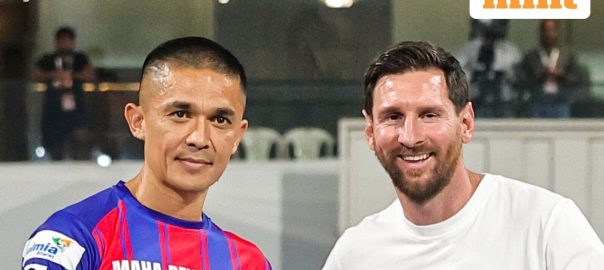 Lionel Messi’s heartwarming gift to Sunil Chhetri captivates fans during India tour